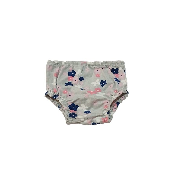 Gerber Infant Girls 3pc Racer Back Tank Dress, Bottoms & Hat Set (0-3M) - Gray - Picture 4 of 8